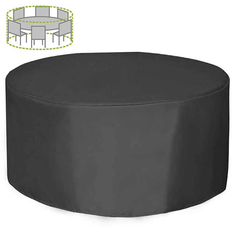 Outdoor Furniture European - Fundas Redondas para Muebles de Jardín,