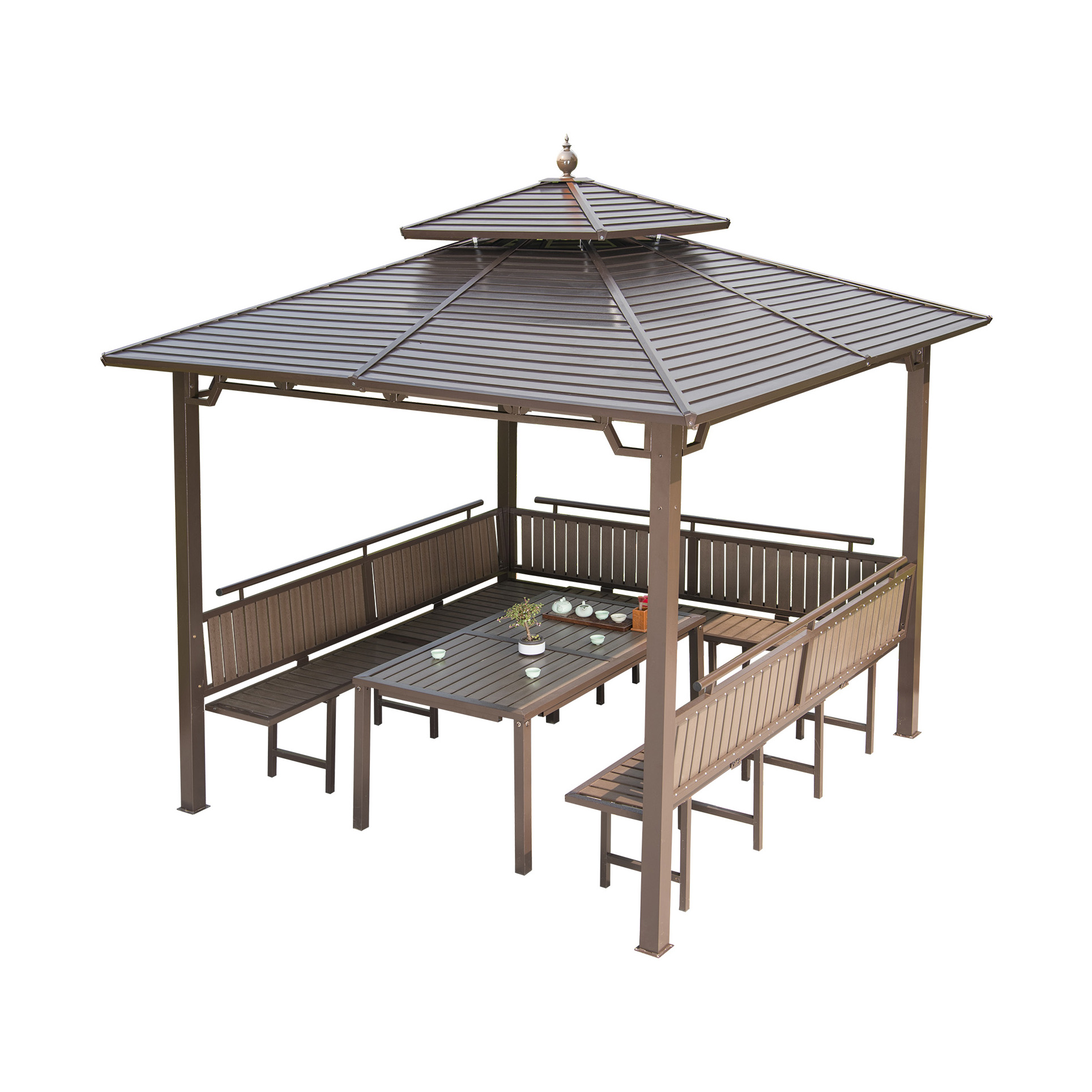 Outdoor Furniture Cost - Gazebo de Acero Galvanizado para Exteriores,