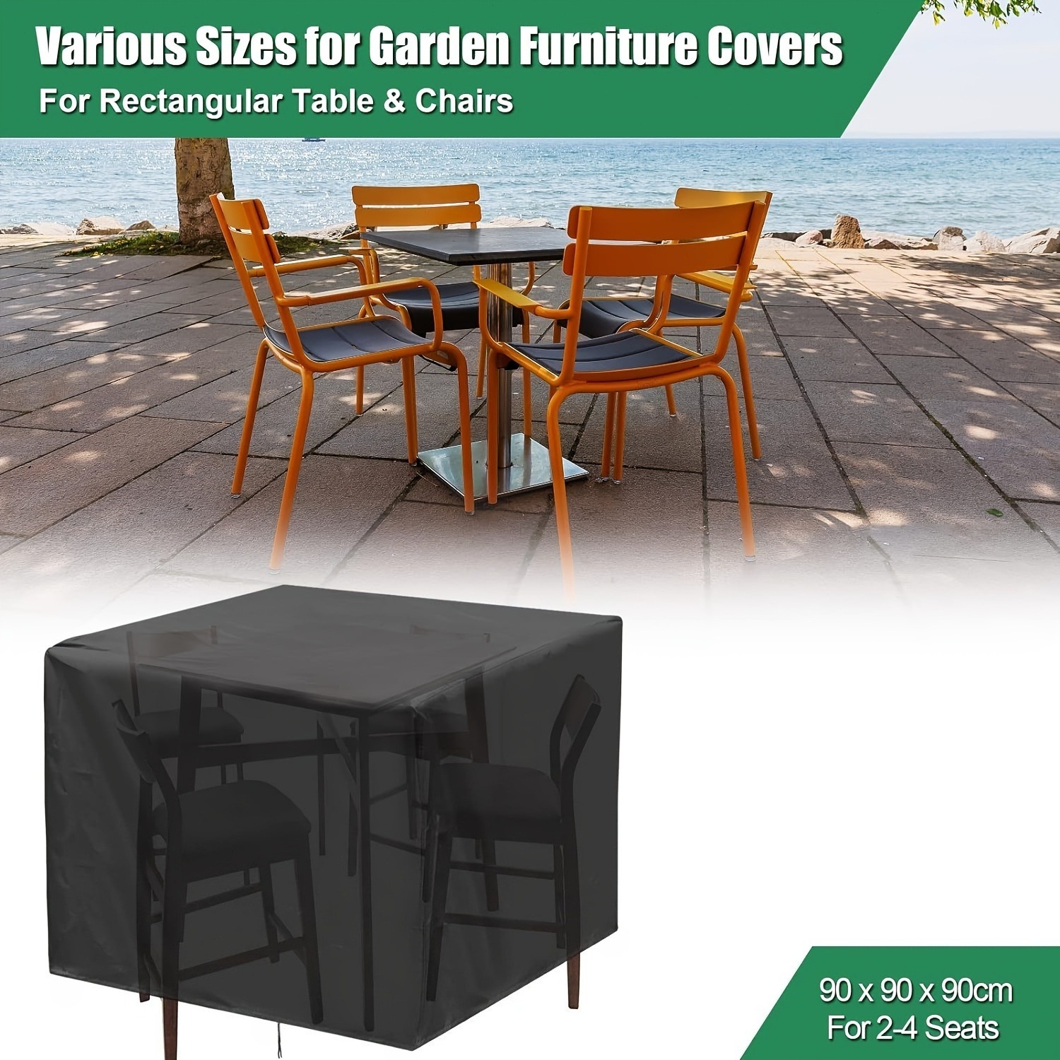 Outdoor Furniture European - Funda Resistente para Muebles de Jardín