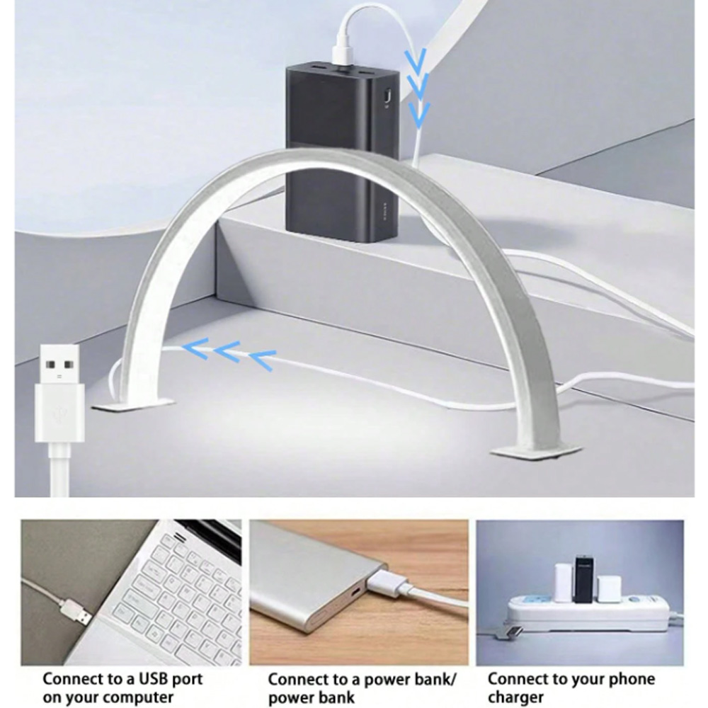 Outdoor Furniture Aluminum - Lámpara de uñas LED USB 5V