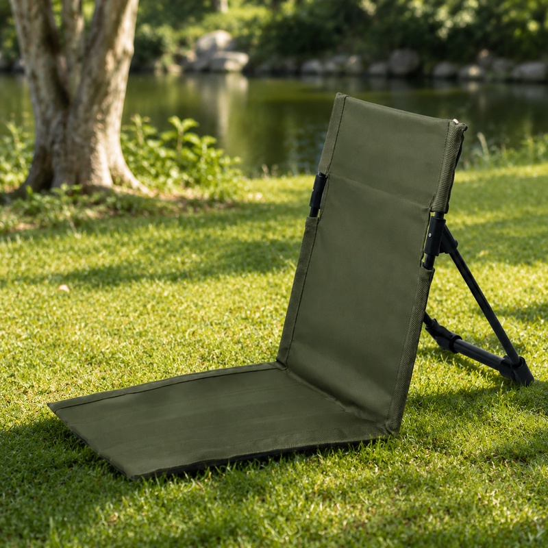 Outdoor Furniture Aluminum - Asiento Plegable Ligero para Camping Hecho