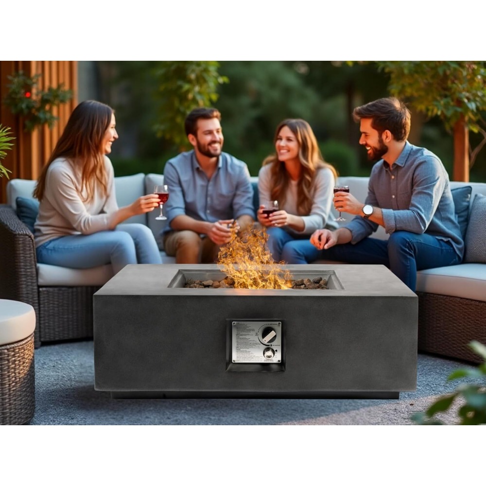 Mesa para fogones de propano p - Fire Pit Bowl reseña y precio