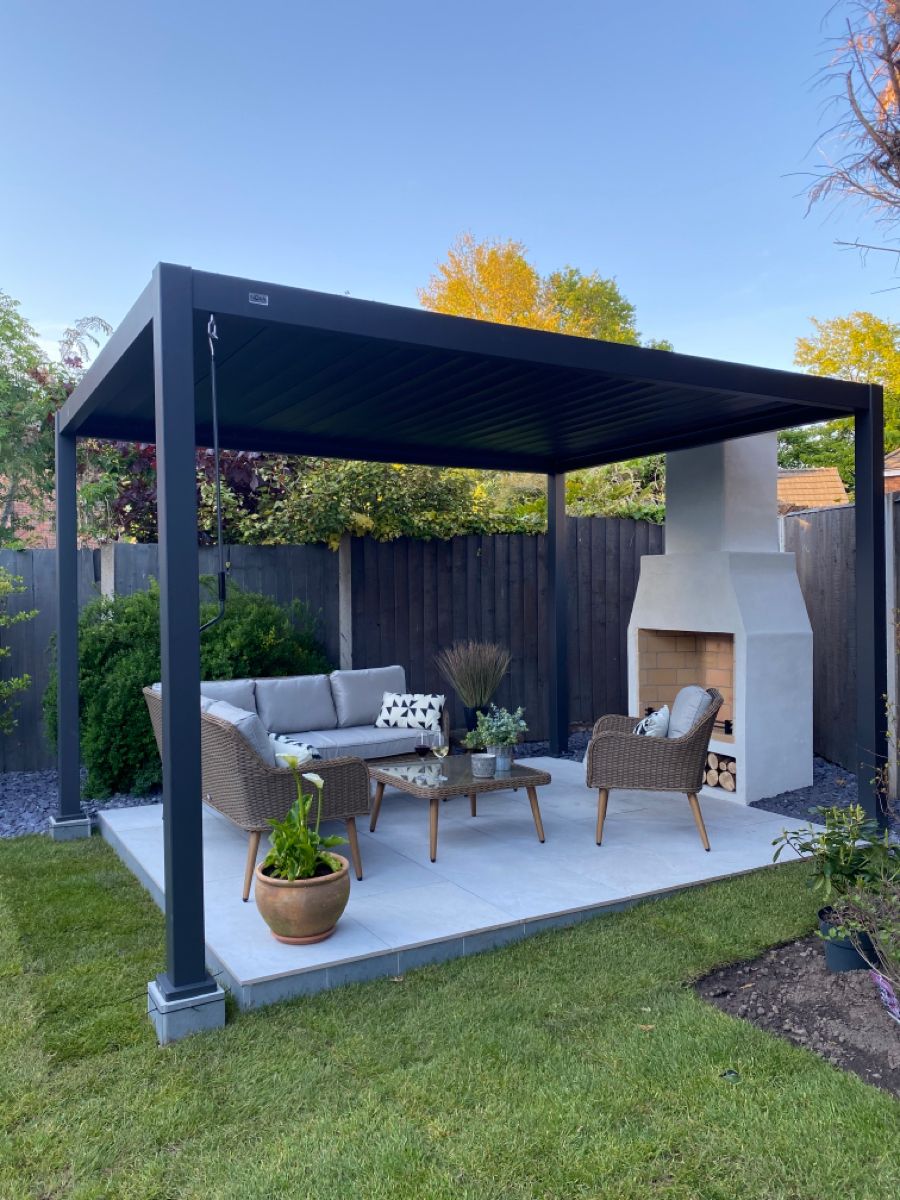 Pabellón de Estilo Minimalista - Outdoor Furniture Aluminum reseña y precio