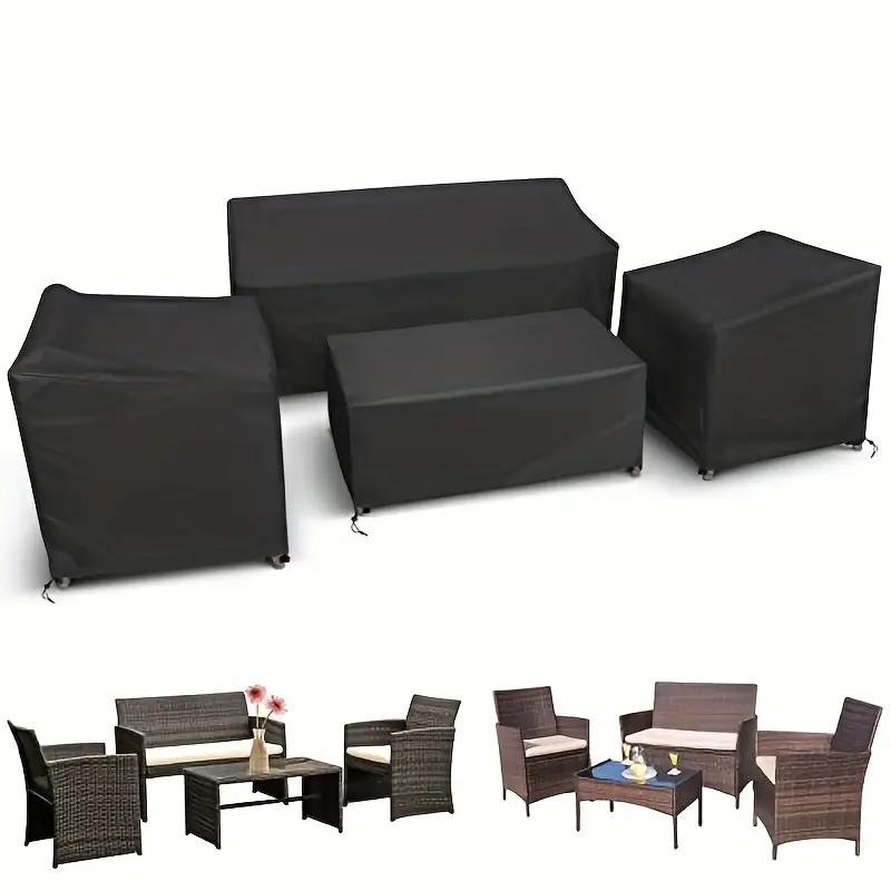 4 unids/set cubiertas para mue - Outdoor Furniture Deals reseña y precio