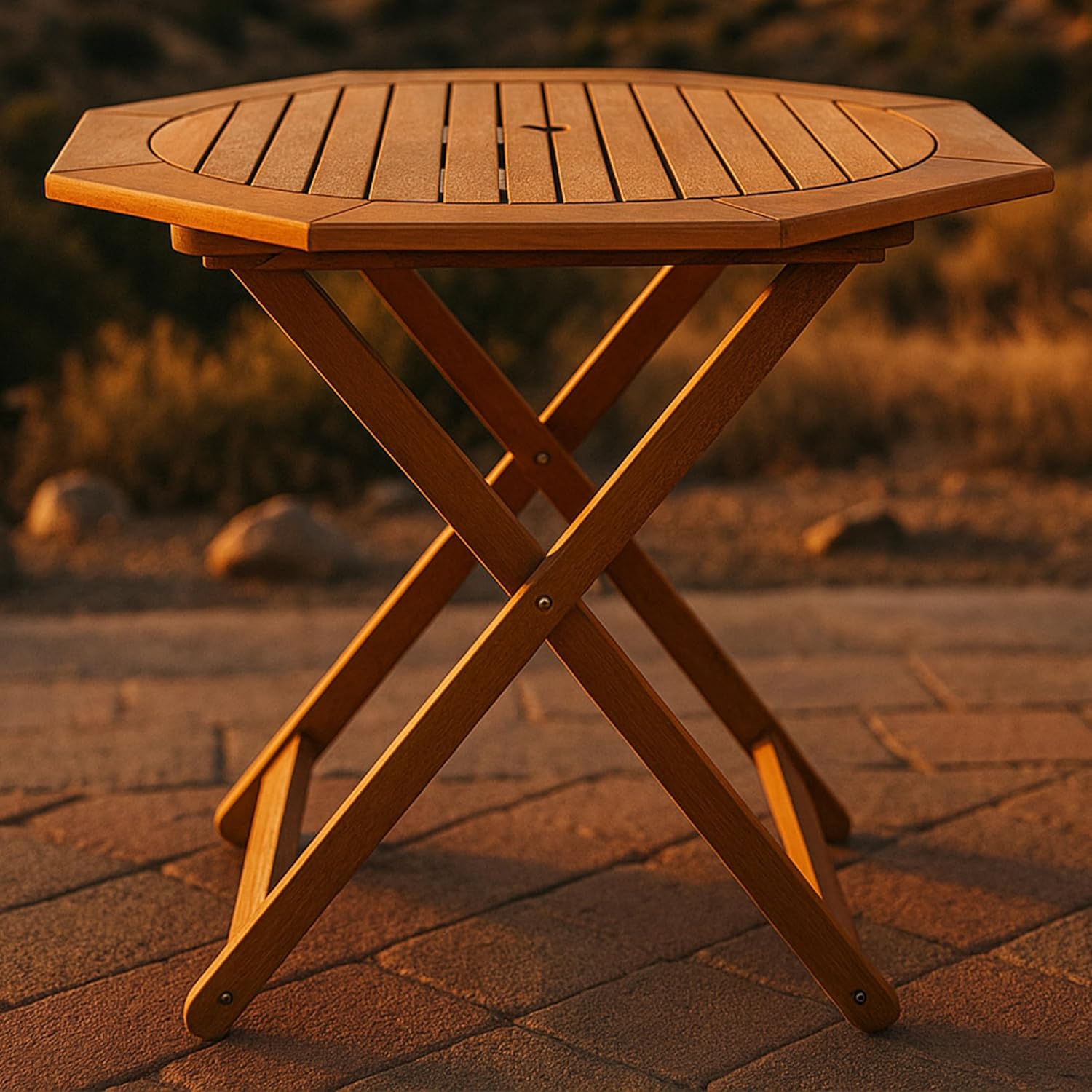 Mesa plegable para exteriores  - Outdoor Furniture Teak reseña y precio