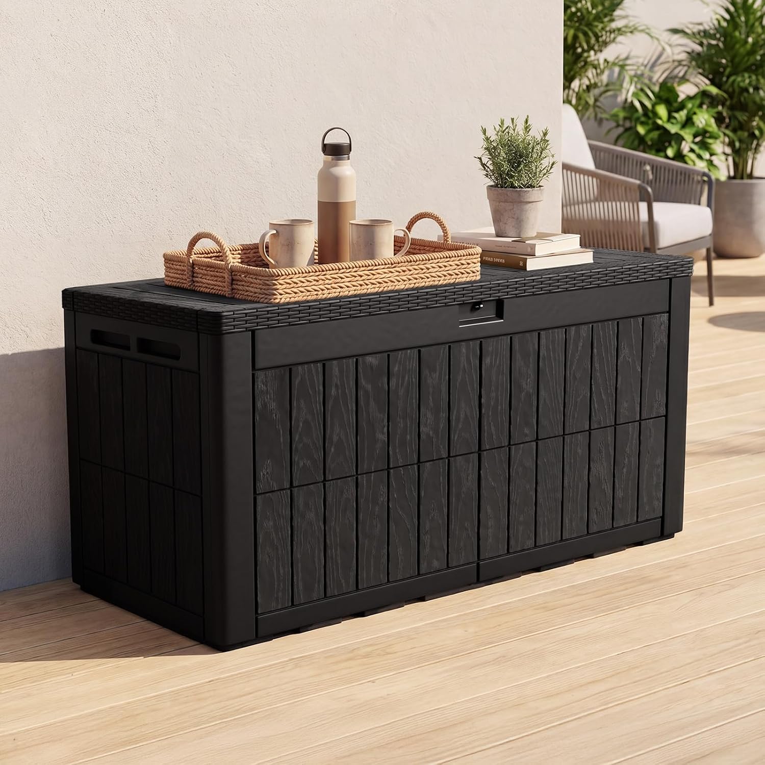 Caja de Almacenamiento Exterio - Outdoor Furniture Bench reseña y precio