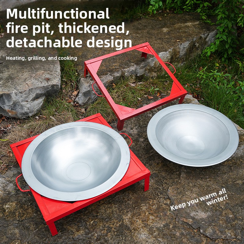 Estufa de Leña Portátil de Est - Fire Pit Bowl reseña y precio