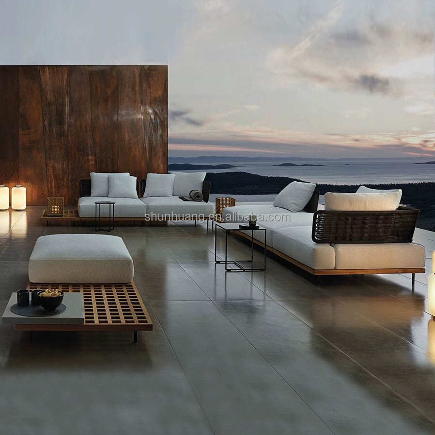 Conjunto de Sofás Modernos par - Outdoor Furniture Teak reseña y precio