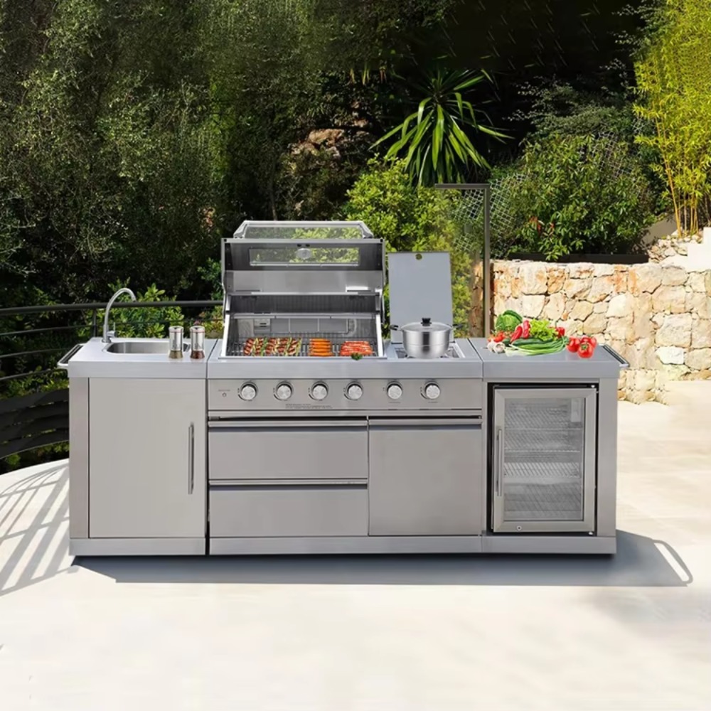Cocina Exterior con Cubierta,  - Outdoor Furniture Deals reseña y precio