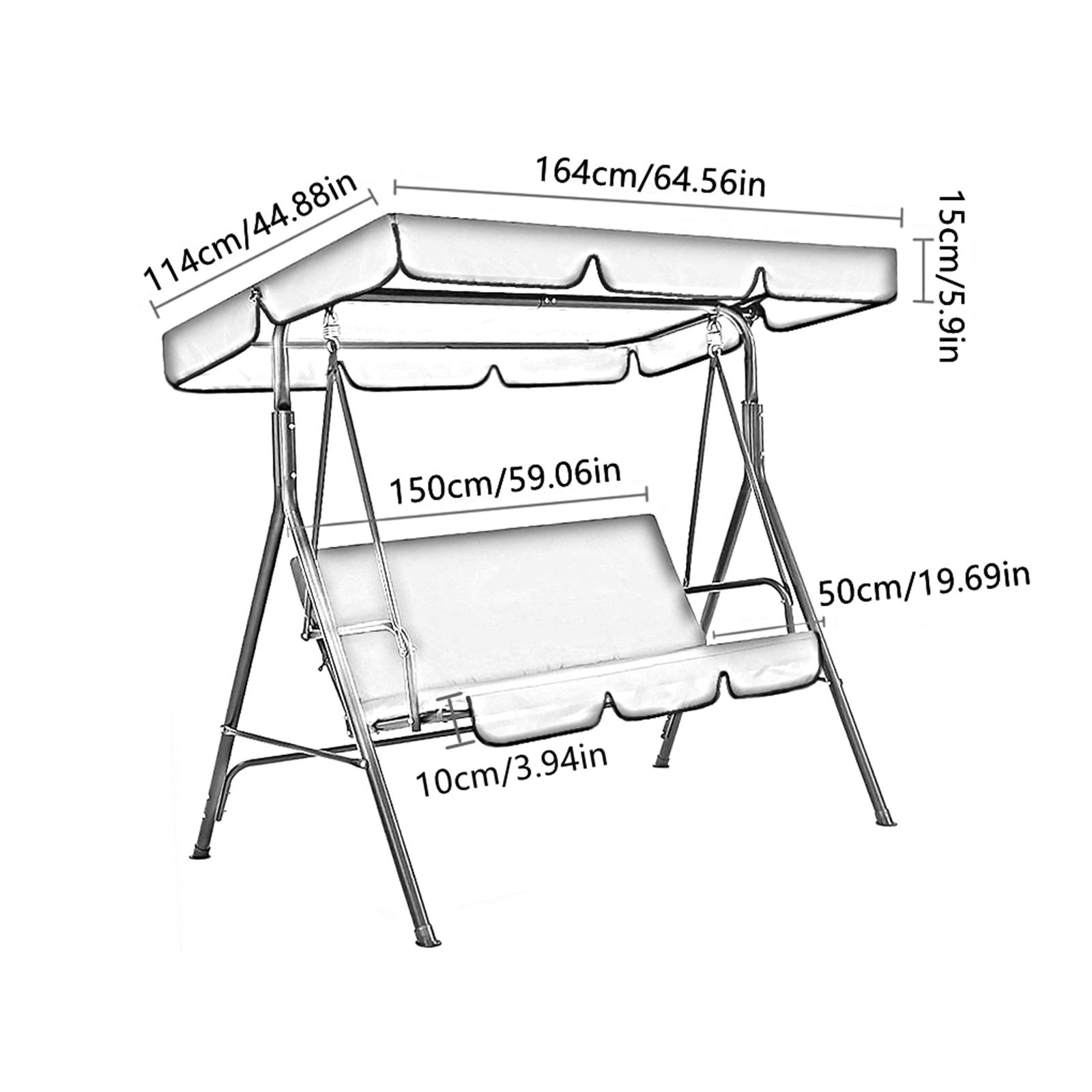Toldo para columpio de patio,  - Outdoor Furniture Deals reseña y precio