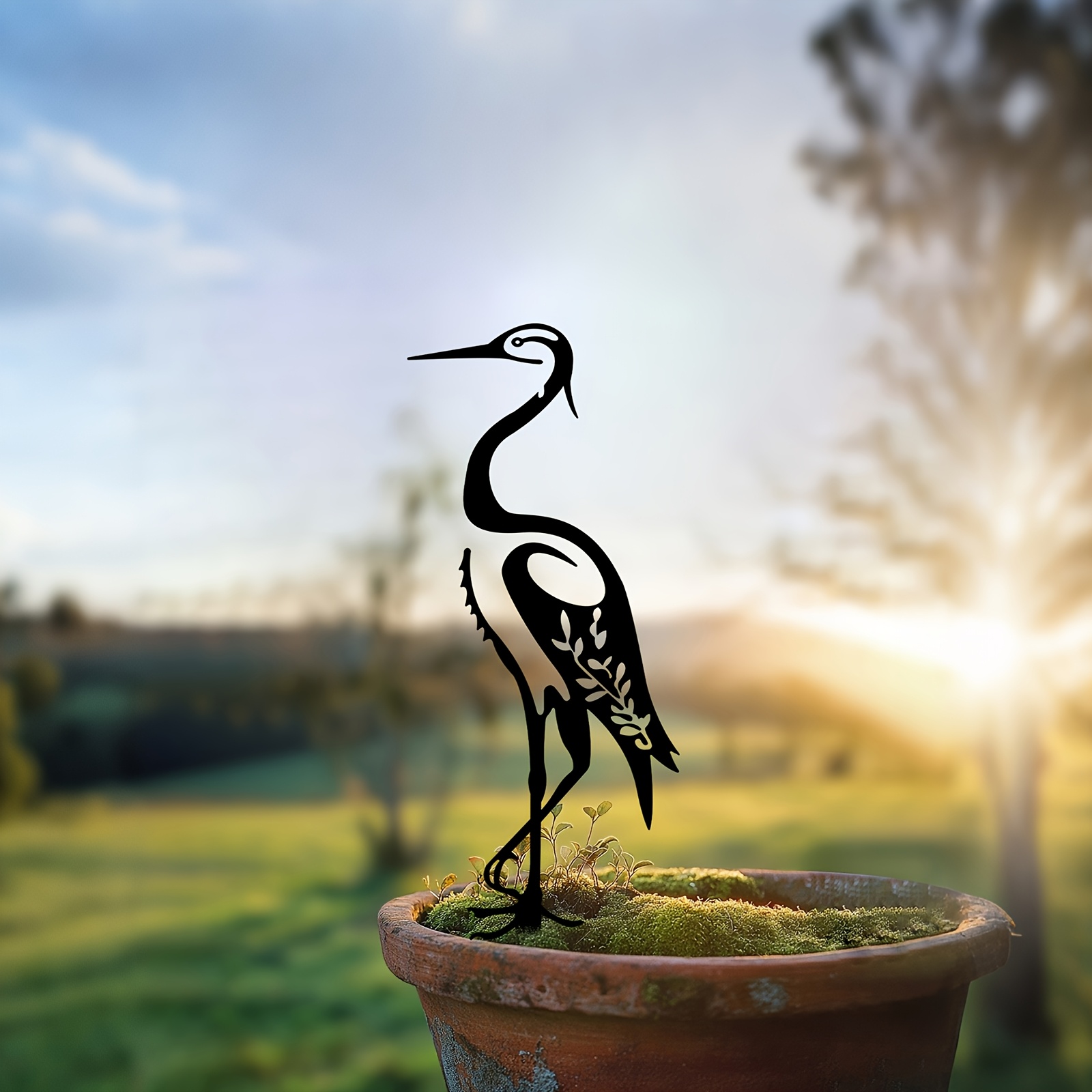1 unidad de silueta de aves ga - Outdoor Furniture Decor reseña y precio