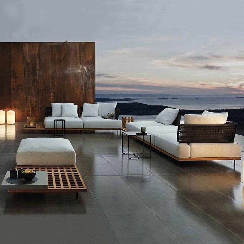 Sofá de Exterior para Patio, V - Outdoor Furniture Teak reseña y precio