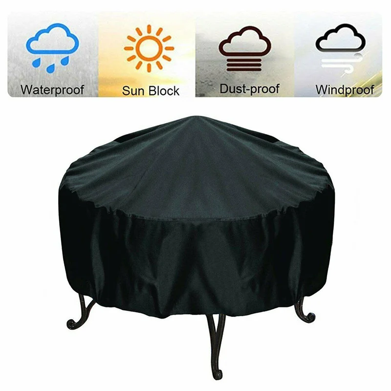 Cubierta redonda para fogón De - Outdoor Furniture Deals reseña y precio