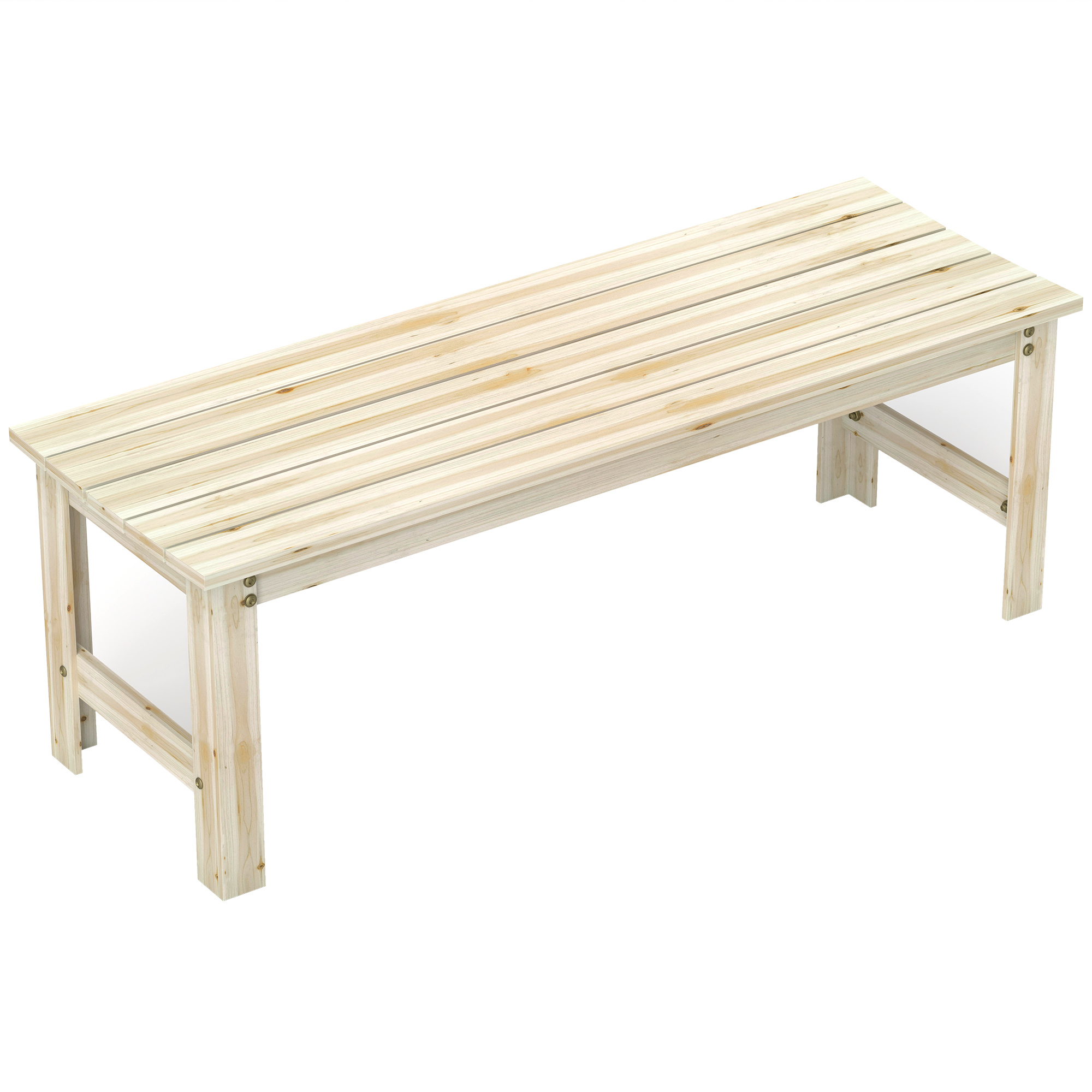 Banco de Jardín de Madera de 2 - Outdoor Furniture Bench reseña y precio