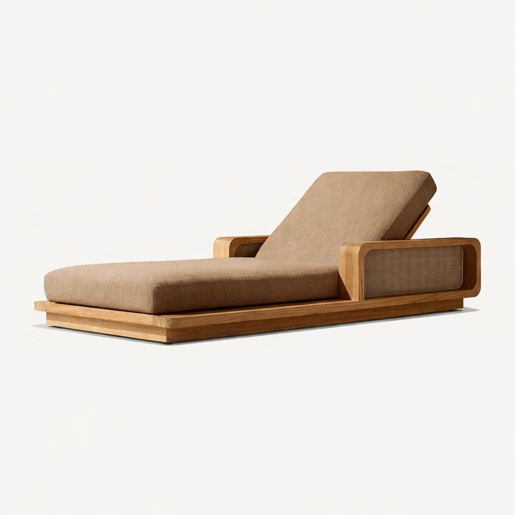 Silla Tumbona para Exteriores, - Outdoor Furniture Teak reseña y precio