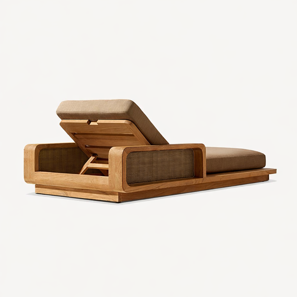 Silla Tumbona para Exteriores, - Outdoor Furniture Teak reseña y precio