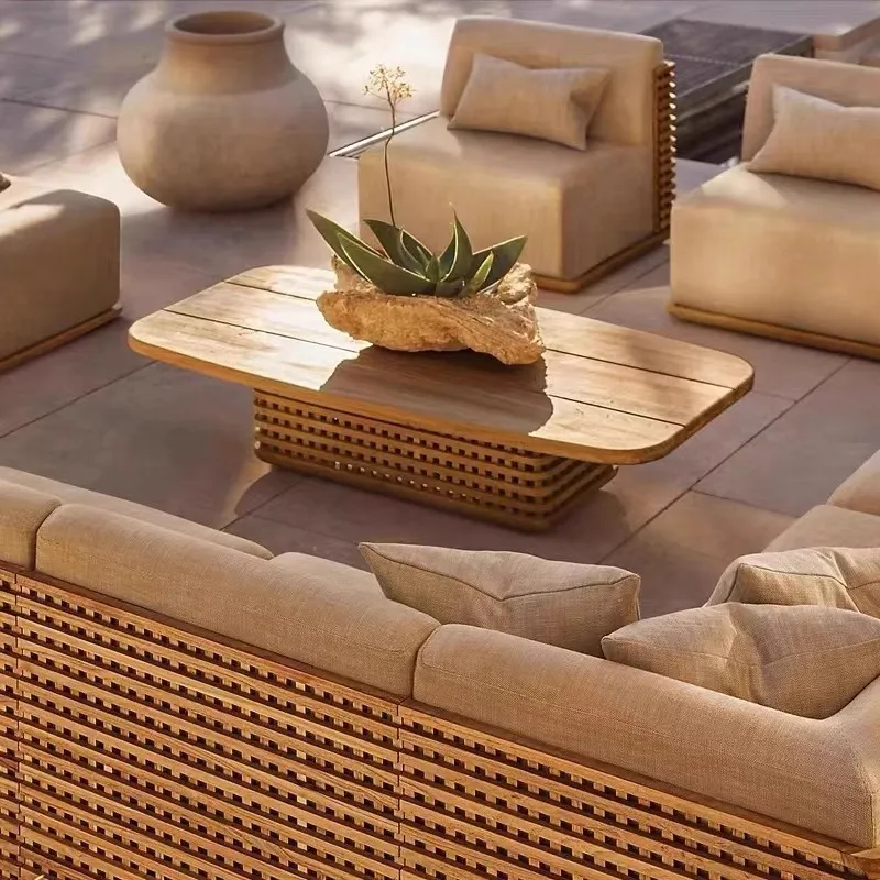 Conjunto de Sofás de Teca para - Outdoor Furniture Teak reseña y precio