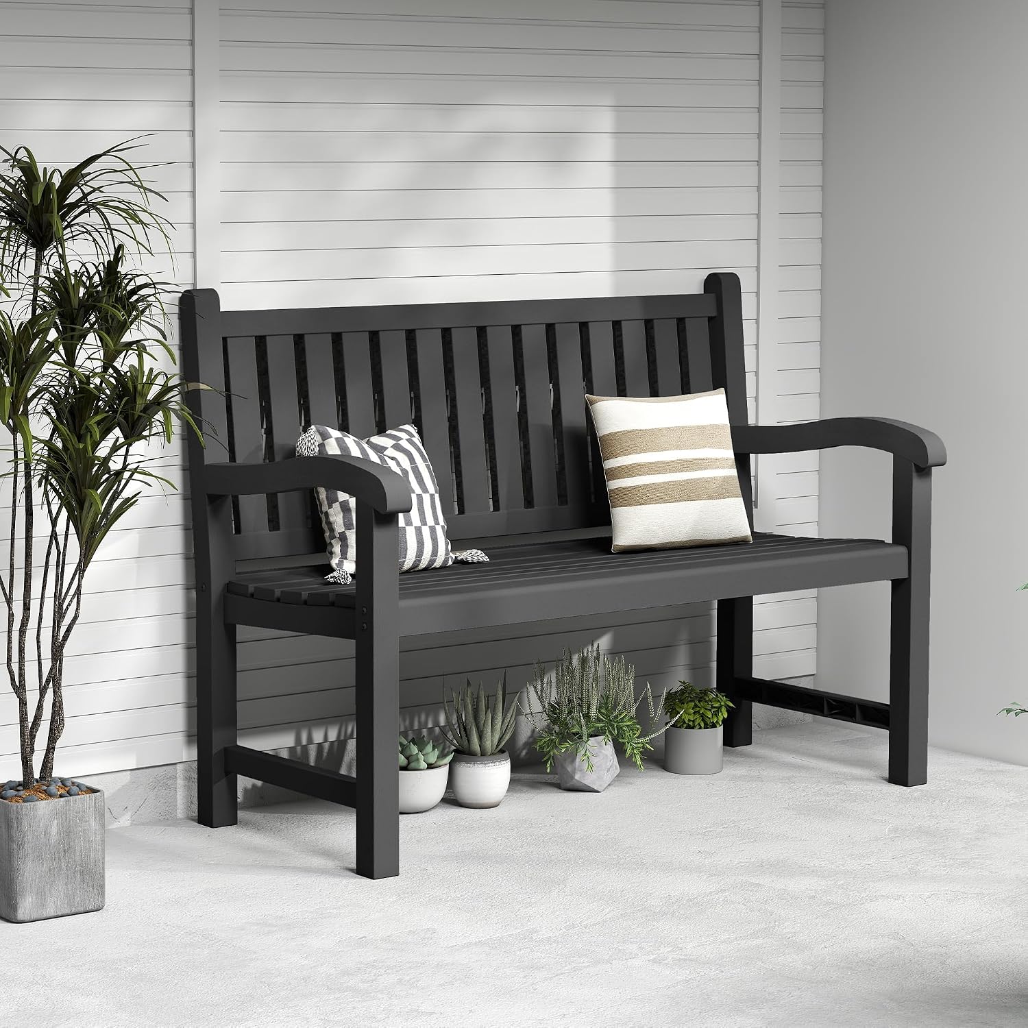 Banco de exterior para 2 perso - Outdoor Furniture Bench reseña y precio